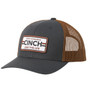 Cinch Men's Trucker Cap 'Logo Patch' - Charcoal Brown