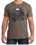 Cinch Men's Graphic Deer Short Sleeve Tee - Brown