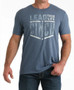 Cinch Men's Graphic Short Sleeve Tee - Blue
