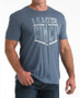 Cinch Men's Graphic Short Sleeve Tee - Blue