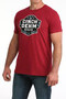 Cinch Men's Graphic Tee - Red