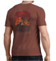 Pilbara Men's Sunset T-shirt Short Sleeve - Brown