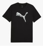 Puma Men's Graphic Cat Logo Tee - Black