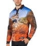Bullzye Men's  Blazing Long Sleeve Tee - Multi