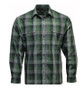 Bisley Men's Checked L/S Western Shirt - Chk Dark Green