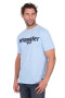 Wrangler Mens Blake S/S Tee - Light Blue