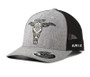 Ariat Men's Flexi fit 110 Xap Snap Back Longhorn - Grey