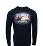 Pilbara Mens Rope Riding L/S T-Shirt - Navy