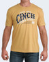 Cinch Mens Graphic Since 1996 Rodeo Brand  Tee - Gold