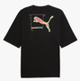 Puma Mens Graphic Back Tee - Black
