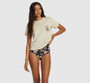 Billabong Women's "Coral Gardener Shrunken" Tee