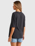 Billabong Women's "You Are Invited" Tee  - Off Black