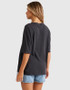 ON SALE Billabong Women's "You Are Invited" Tee  - Off Black