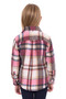 Hard Slog Kids Ori L/S Thermal Shirt - Pink/ Tan