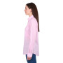 Hard Slog WomensClara 1/2 PLKT Long Sleeve Shirt - Pink