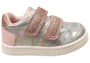 Grosby Girls Sugar Kids Adjustable Strap  Shoes -  Silver/Pink