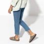 Birkenstock Arizona Birki Buc Leather Regular - Stone