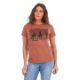 Wrangler Womens Adele S/S Tee - Copper