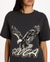 RVCA Womens Natures Calling Tee - Washed Black
