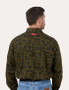 Ringers Western Mens Meats Full Button Work Shirt - Brown