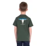 Pure Western Boys Tony SS Tee - Green Marle