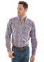 Thomas Cook Mens Evans Check Shirt Whiskey