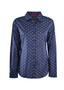 ONSALE Wrangler Women's Joey Print L/S Shirt- Navy Multi
