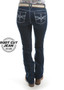 Pure Western Women's Stella Boot Cut Jean - Dark Night
