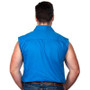 Just Country Jack Sleeveless Work Shirt - Blue Jewel