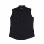 Just Country Kerry Sleeveless Work Shirt Black