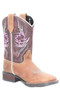ON SALE Roper Big Kids Canadian Tribal Tribe Boots - Tan/ Magenta