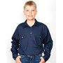 Just Country Boys Lachlan Work Shirt - Navy