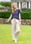 ON SALE Women's Thomas Cook Drawcord Pants - Taupe