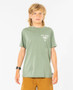 ON SALE Boy's Rip Curl Fadeout Essential Tee Washed Clover
