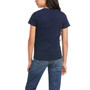 ON SALE Ariat Girls Real Unbridled SS Tee Catamaran - Navy