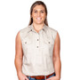 Just Country Kerry Work Shirt Womens- Stone