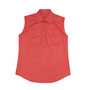 Just Country Kerry Sleeveless Work Shirt Hot Coral