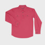 Just Country Girls Kenzie Work Shirt -Hot Pink