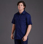 King Gee Workcool 2 SS Shirt - Navy