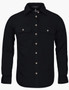 Men's Pilbara Collection Full Button L/S Shirt Black