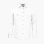 Men's Pilbara Collection Full Button L/S Shirt  - White
