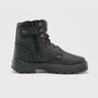 Steel Blue Argyle Zip ST Workboots  - Black