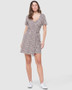 ON SALE Women's Elwood Cheetah Wrap Dress