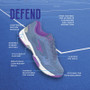 SFIDA Women's Defend Netball Sneaker Steel/Purple
