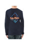 Pure Western Boy's Clarke Long Sleeve Tee Navy