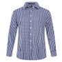 Pilbara Collection Women's Check L/S Shirt Navy-White Check