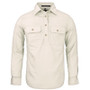 Pilbara Women's Closed Front L/S Shirt - Stone