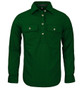 Pilbara Women's Closed Front L/S Shirt Green