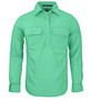 Pilbara Women's Closed Front L/S Shirt - Mint