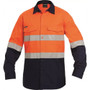 King Gee Workcool 2 HI-VIS Reflective Two LS Workshirt